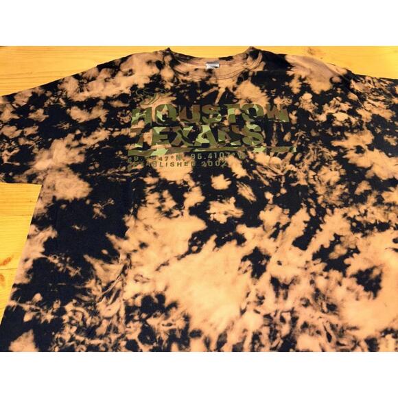 Houston Texans, XL Men’s, EUC, Gildan, Tie Dyed,‎ Unique One Of A Kind - Picture 1 of 16